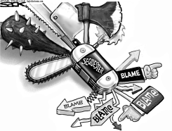 SEQUESTER ARMY KNIFE by Steve Sack