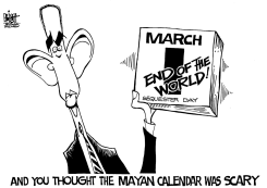 SEQUESTER DAY, B/W by Randy Bish