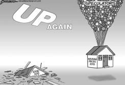 HOUSING PRICES UP BW by Steve Greenberg