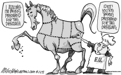 HORSE MEAT  by Mike Keefe