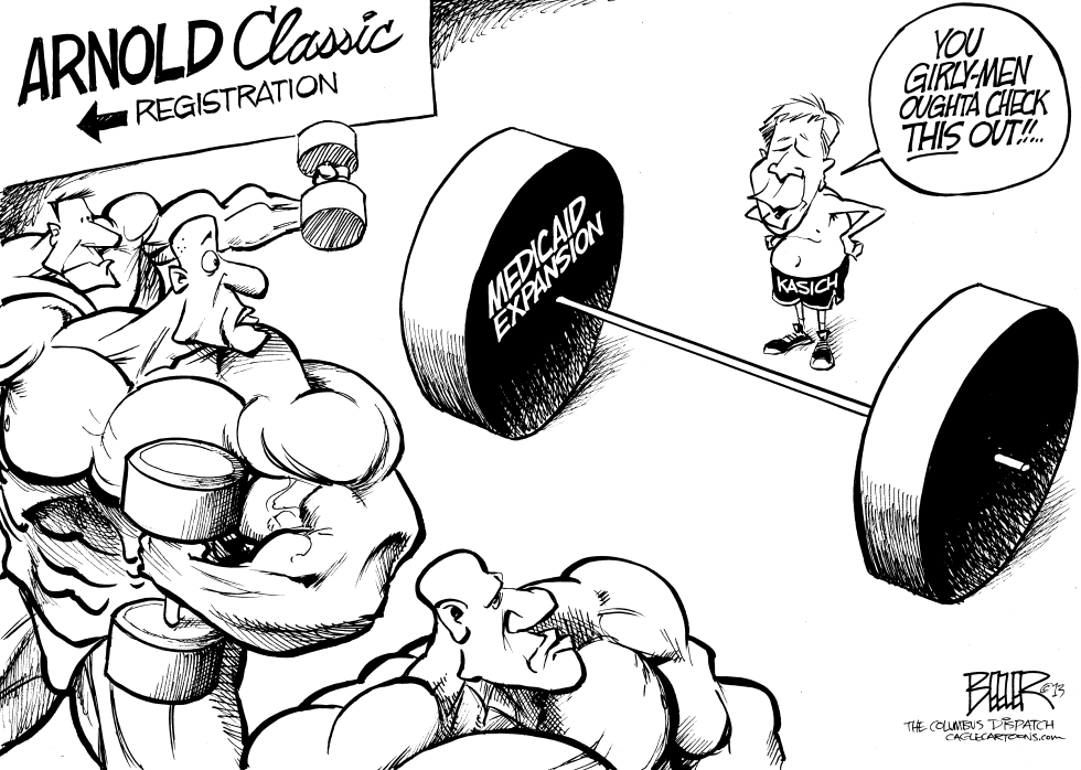 LOCAL OH - Kasich the Weightlifter