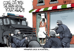 CANADA PASTAGATE by Cam Cardow