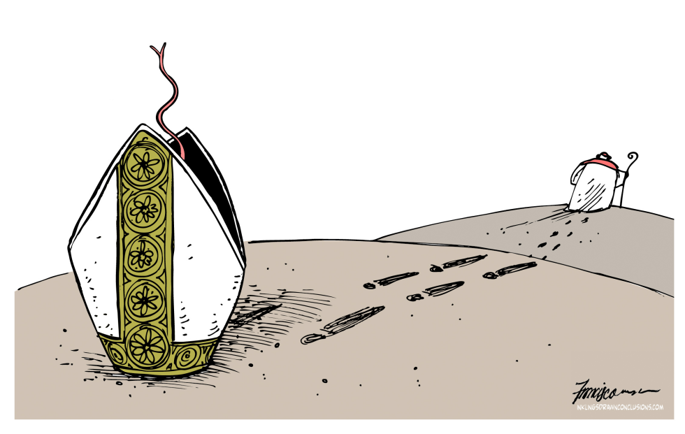 The Pope resigns