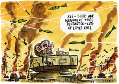 BUSH UNDER FIRE by Chris Slane