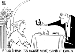 TASTES LIKE HORSE - B/W by Randy Bish