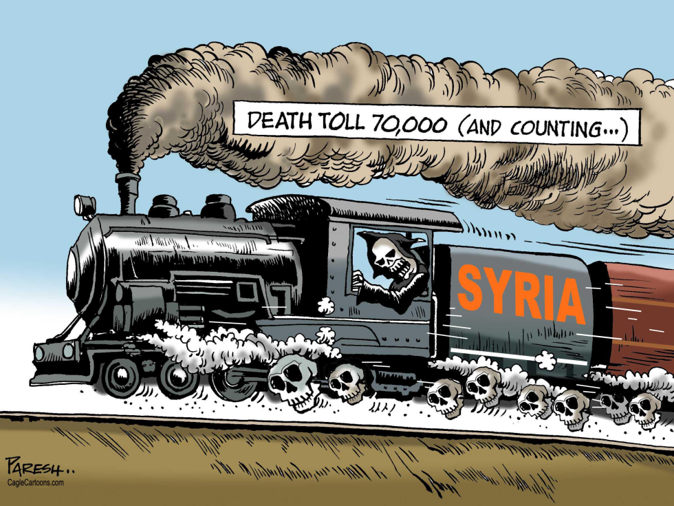 Syria death toll COLOR