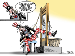 U.S. BUDGET CUTS  by Paresh Nath