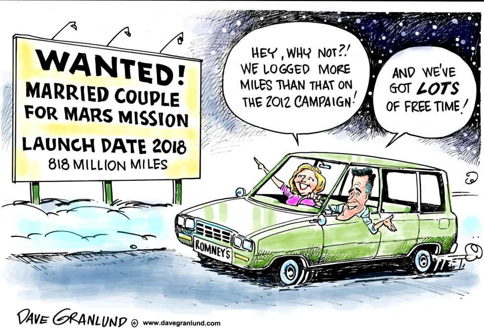  MARS MISSION COUPLE by Dave Granlund