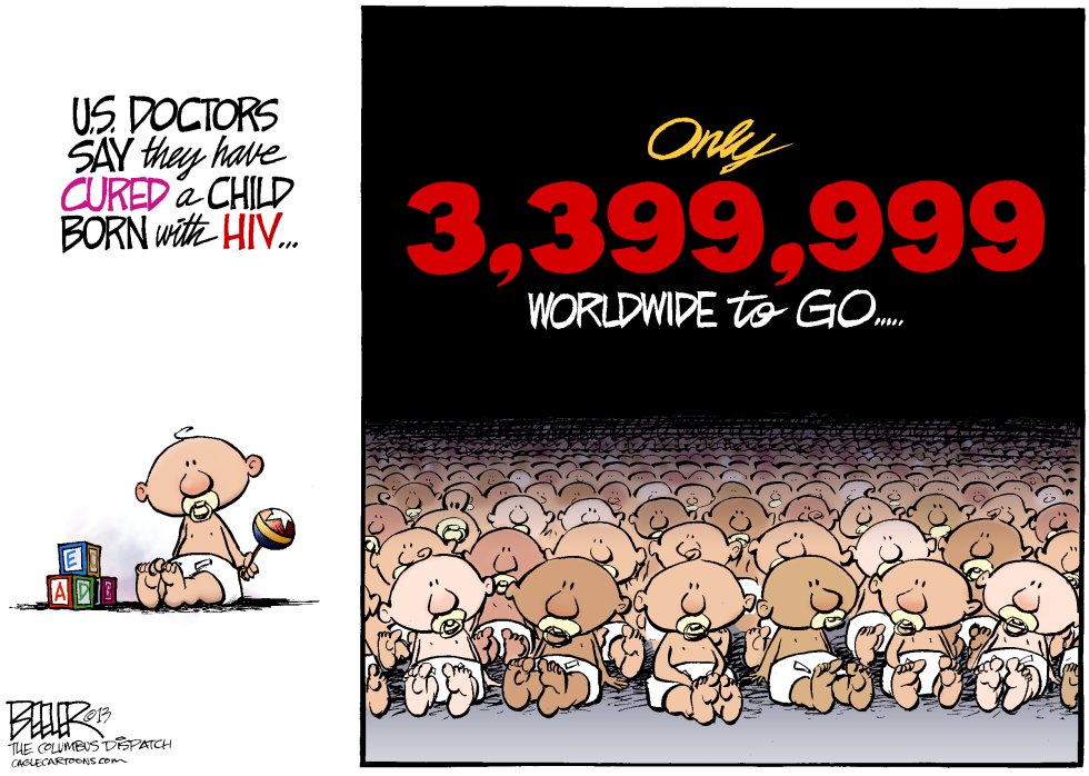  HIV CURE by Nate Beeler