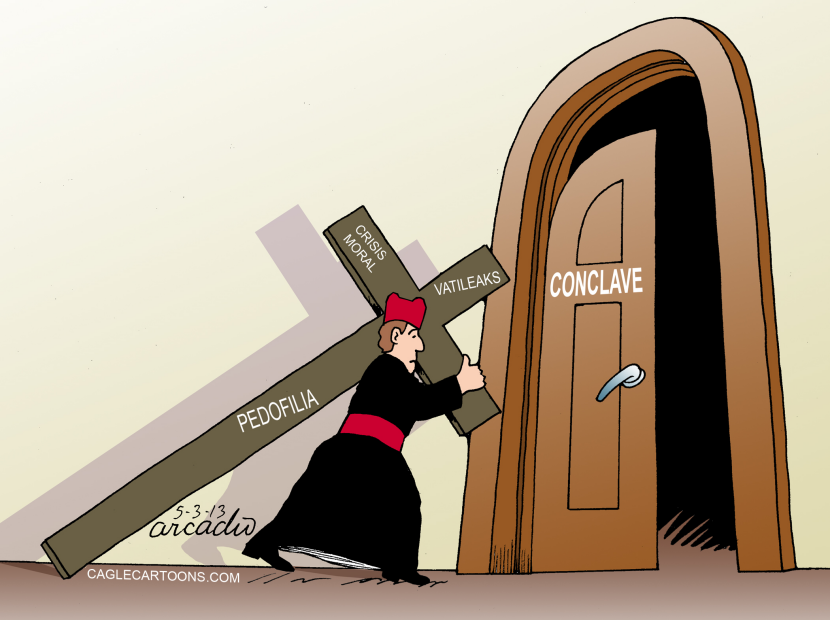Iglesia católica débil al Conclave