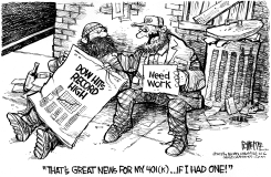 DOW RECORD HIGH by Rick McKee