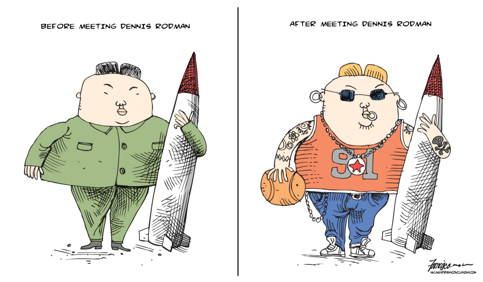 Kim Jong Un meeting Rodman