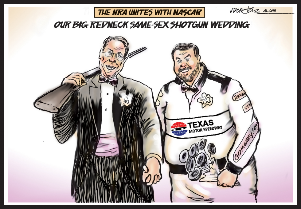 NRANASCAR's big redneck same-sex wedding