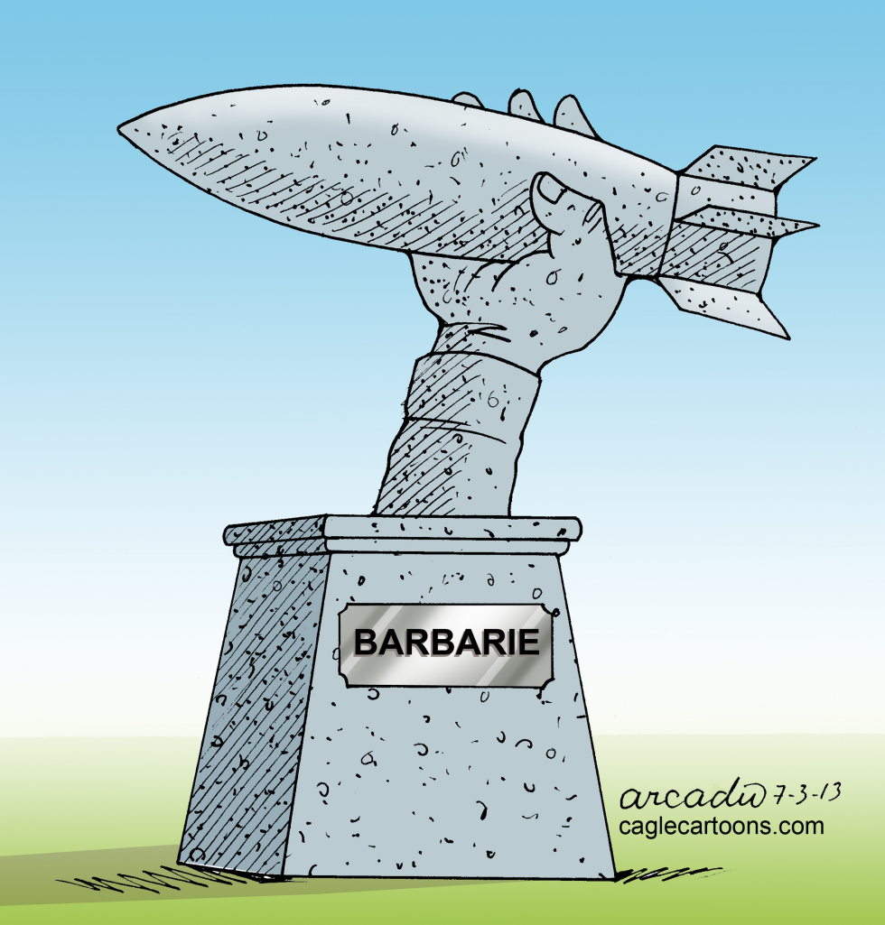 Monumento a la barbarie del siglo XXI c