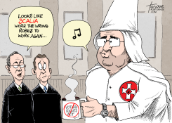 SCALIA VOTING RIGHTS by Rob Tornoe