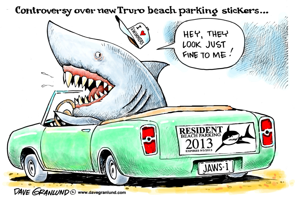  TRURO MA BEACH STICKERS by Dave Granlund