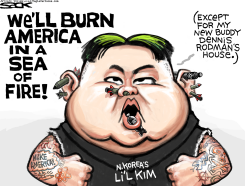 KIM JONG RODMAN by Steve Sack