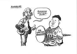UN SANCTIONS ON NORTH KOREA by Jimmy Margulies