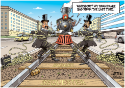 BUDGET SEQUESTER VILLAINS by R.J. Matson