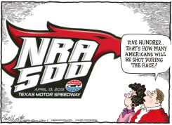 TEXAS SPEEDWAY NRA 500  by Bob Englehart