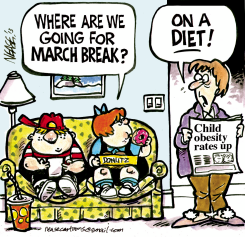 OBESE KIDS by Steve Nease