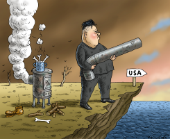 NORTH KOREAN BIG NUCLEAR CALIBER by Marian Kamensky