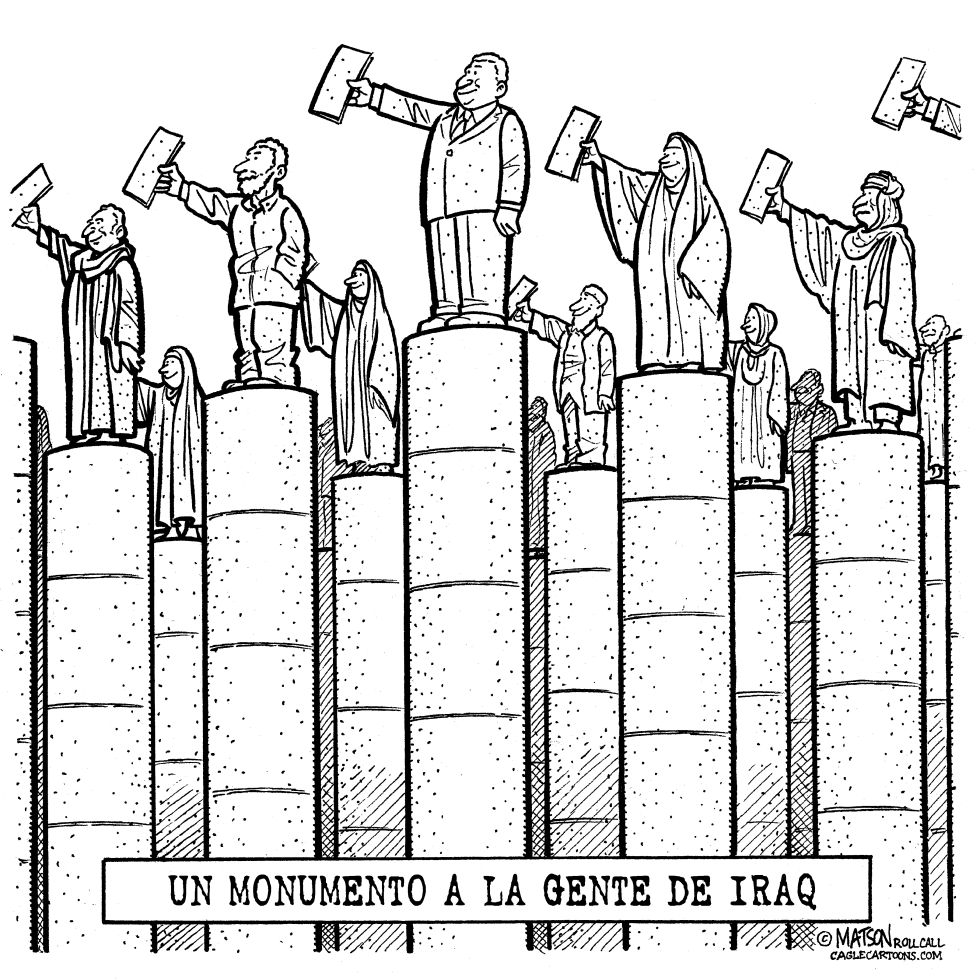 Un monumento a la gente de Iraq