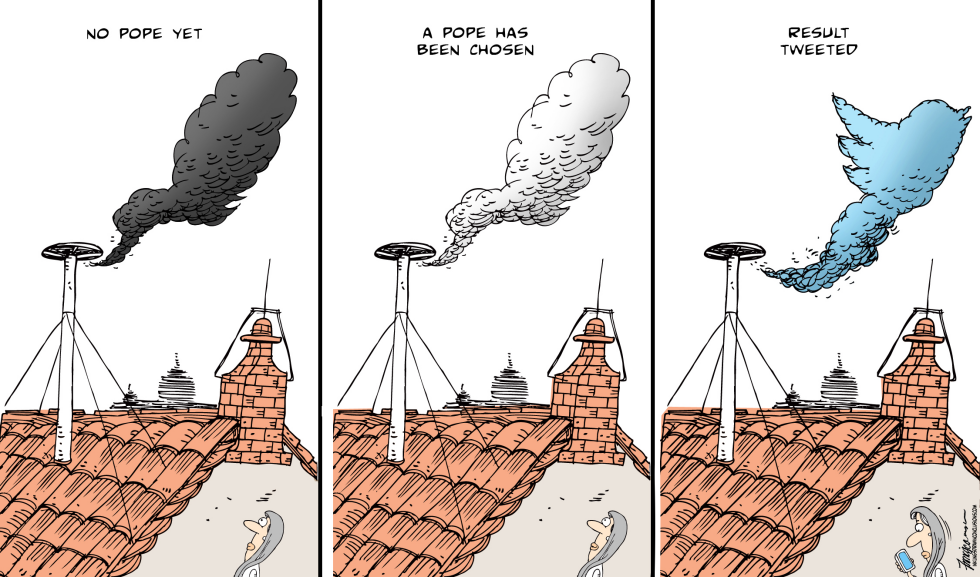  THE PAPAL CONCLAVE SMOKE by Manny Francisco