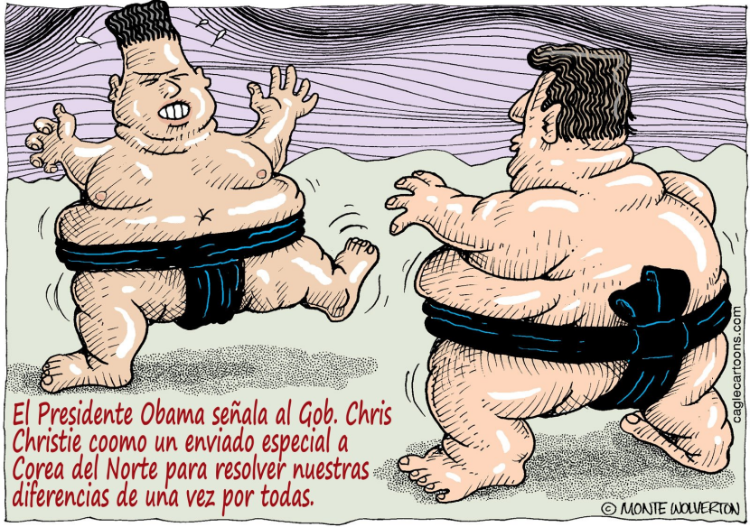 Kim Jong Un vs Chris Christie / COLOR