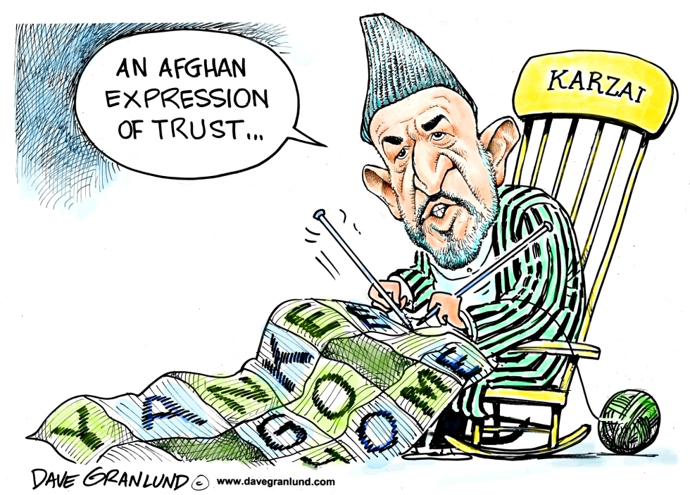  KARZAI AND AFGHAN DECREE by Dave Granlund