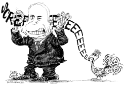 MCCAIN AND RAND PAUL WACKO BIRD by Daryl Cagle