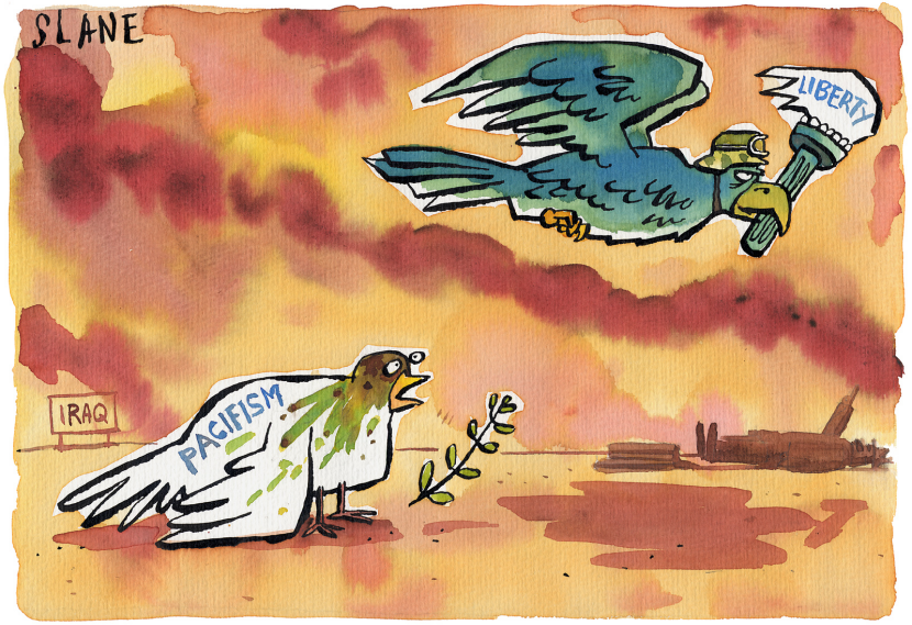 Hawk Poops On Doves
