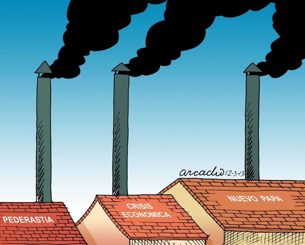 Humo negro en el Vaticano