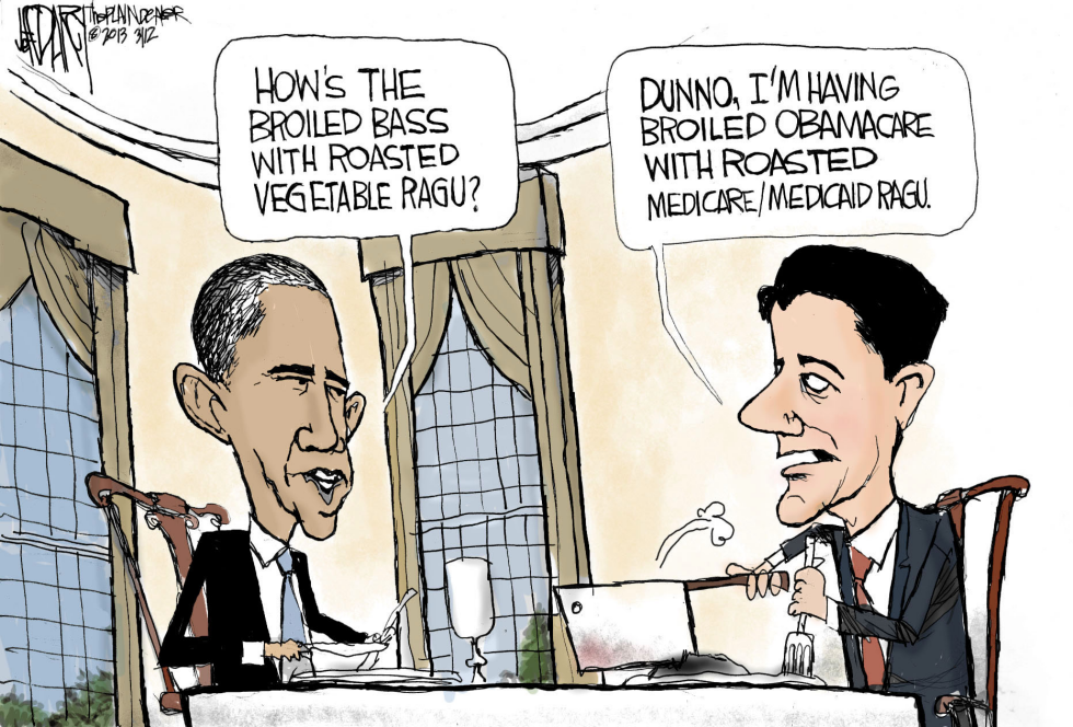 Ryan and Obama do lunch