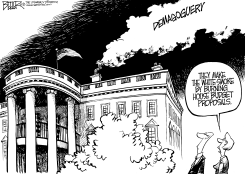 BUDGET SMOKE by Nate Beeler