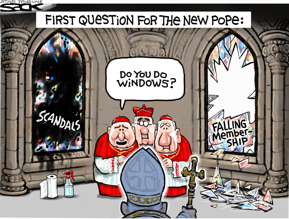 NEW POPE  by Steve Sack