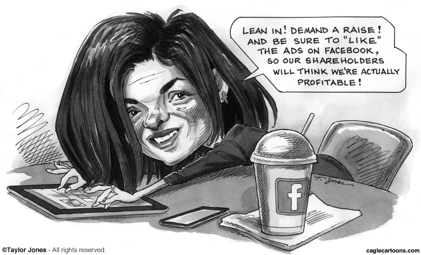 Sheryl Sandberg Leans In