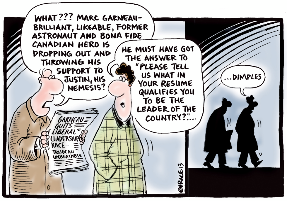 Marc Garneau Dropping Out