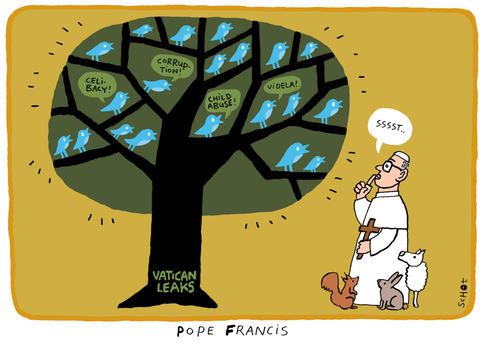 Francis speaks to the birds