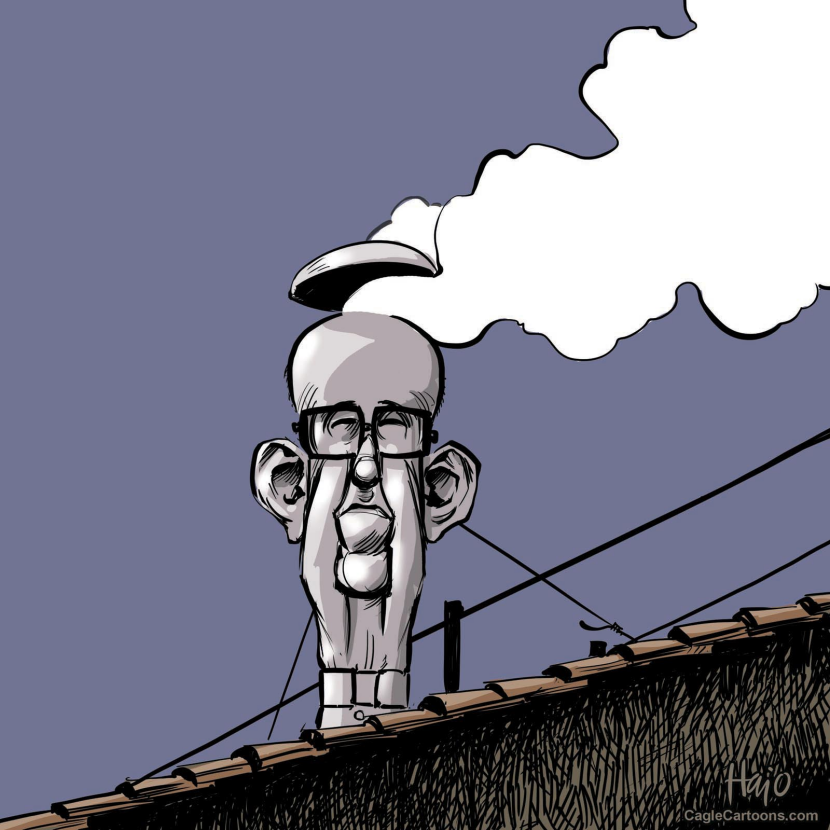 white smoke