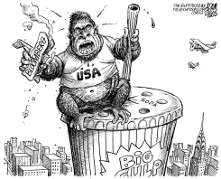 NEW YORK WAR ON OBESITY by Adam Zyglis