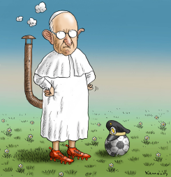 POPE FRANCISCO by Marian Kamensky