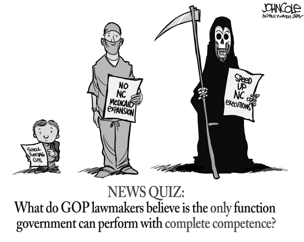 LOCAL NC -- GOP and death penalty BW