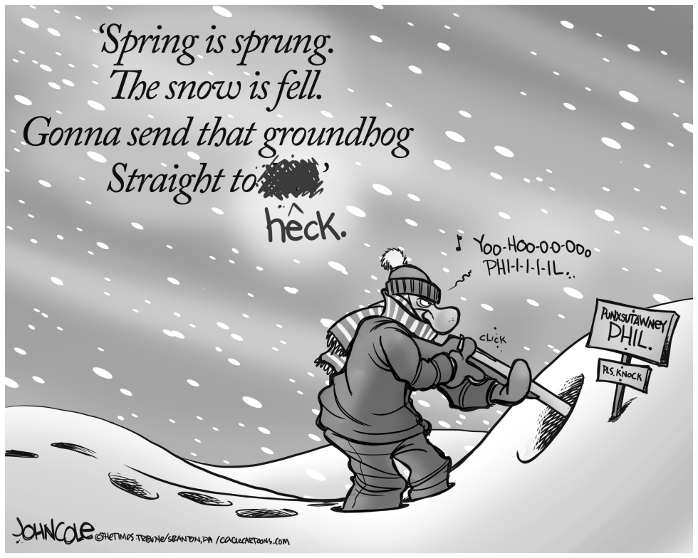 Get the groundhog BW