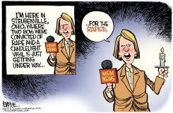 RAPE VIGIL  by Rick McKee