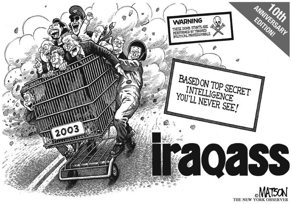 TENTH ANNIVERSARY OF IRAQ INVASION by R.J. Matson
