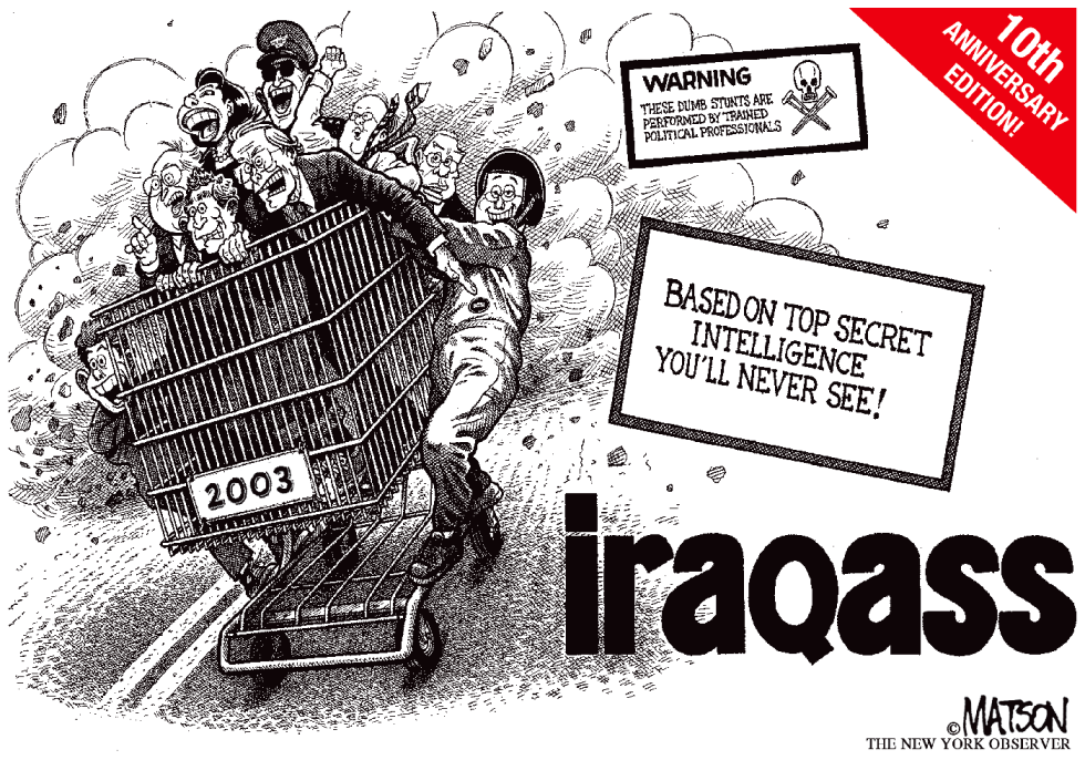 TENTH ANNIVERSARY OF IRAQ INVASION- by R.J. Matson