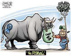 BERNANKE'S FEDBAG  by John Cole