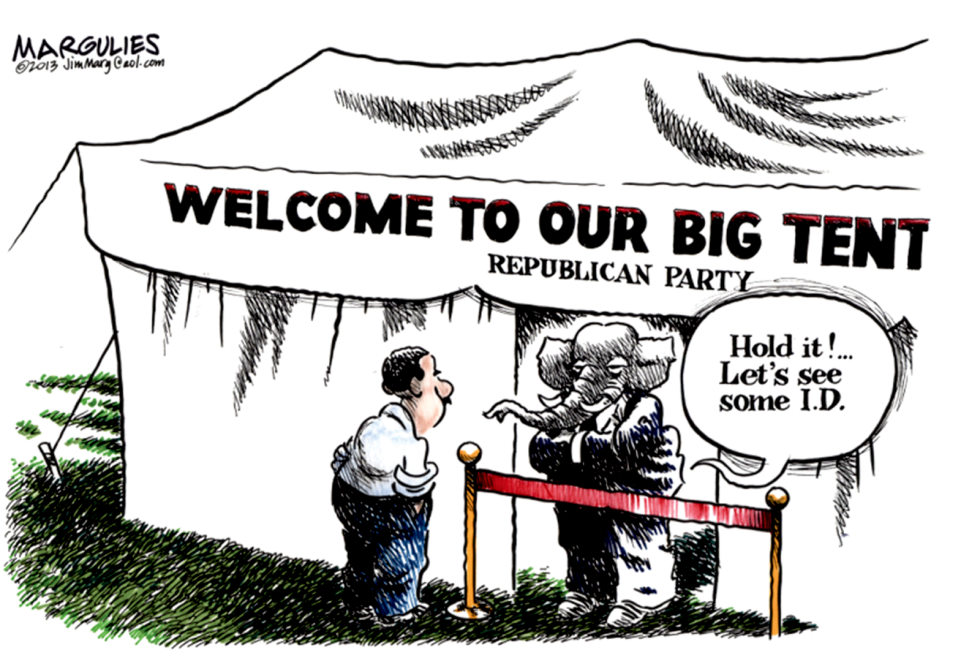 Republican big tent color