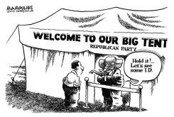 REPUBLICAN BIG TENT by Jimmy Margulies